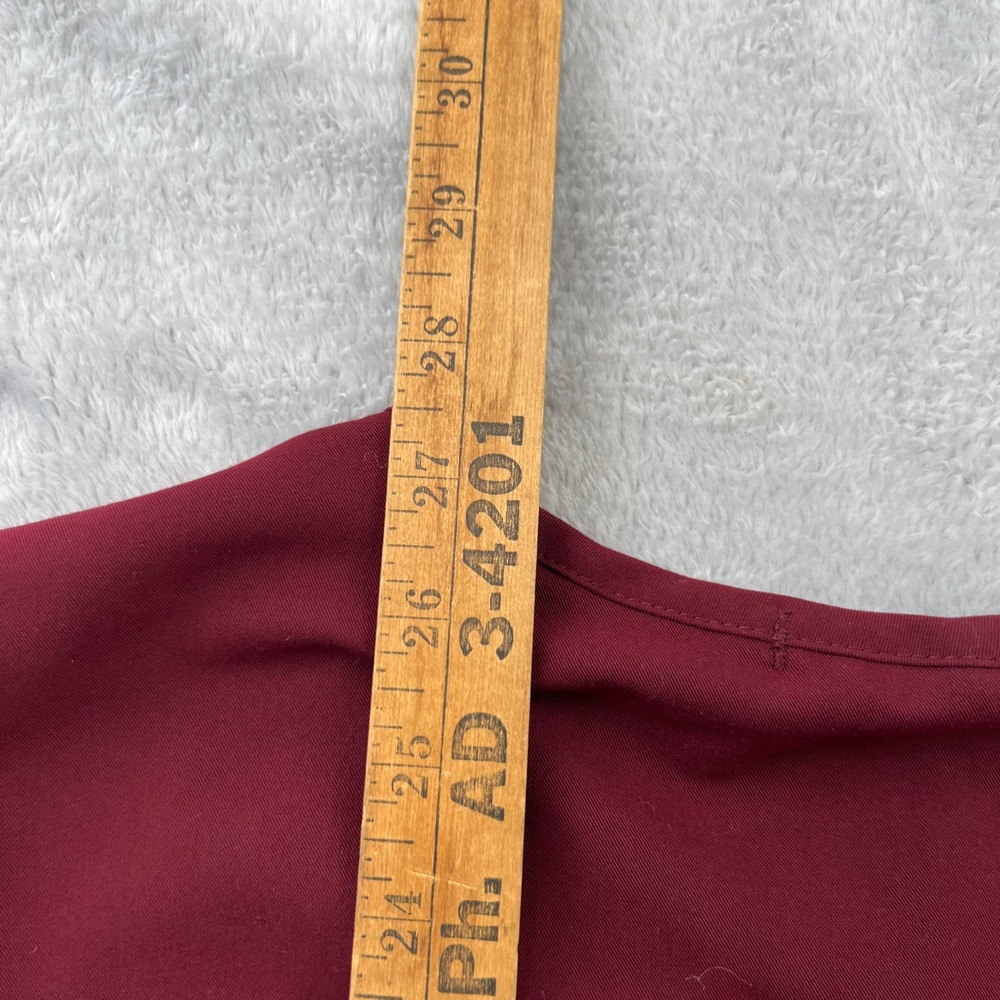 FIGS Maternity Scrub Set L/XL Burgundy Women Medical Jogger Uniform Set - Picture 9 of 16